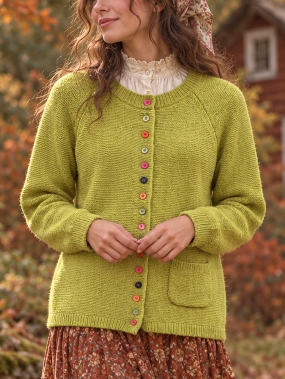 Tabitha Webb Lambswool Blend Cardigan Size Small (P2P: 19”-21” | L: 24”)